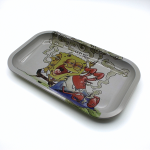 bandeja de liar con el diseño de bob esponja